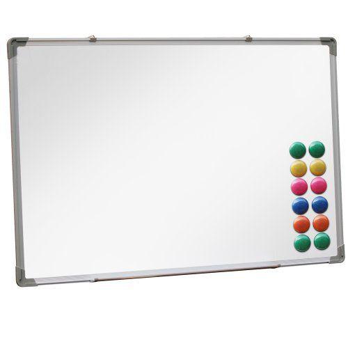 TABLEAU MAGNETIQUE BLANC CADRE ALU